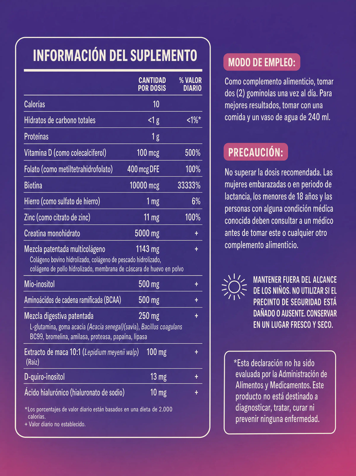 Creatina Monohidratada ( 60 uds )